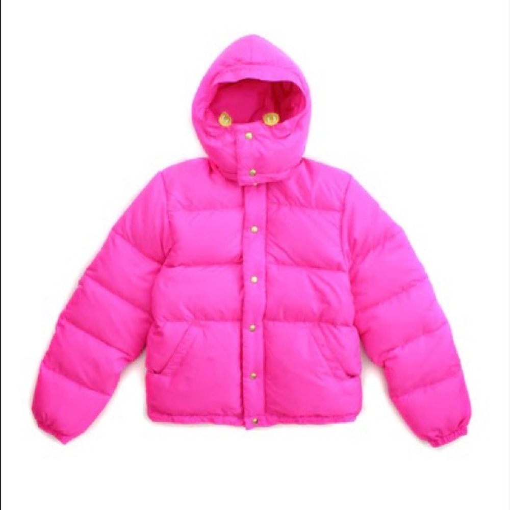 NEW WITH TAGS Italian Down Parka in beautiful vibrant pink!